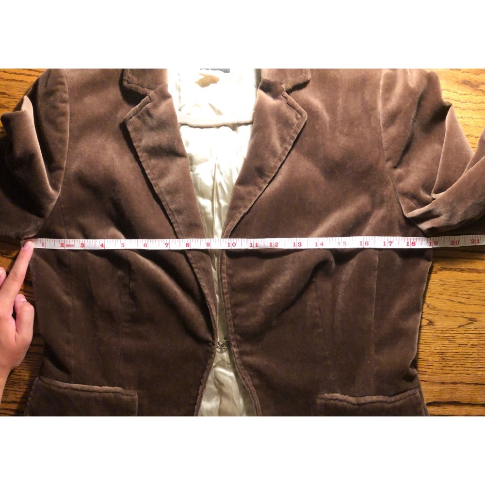 πHPπ π€J. CREW Brown Velour Blazer - Picture 12 of 12